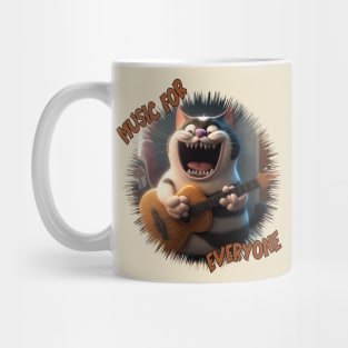 Music For Everyone happy Cat Mug